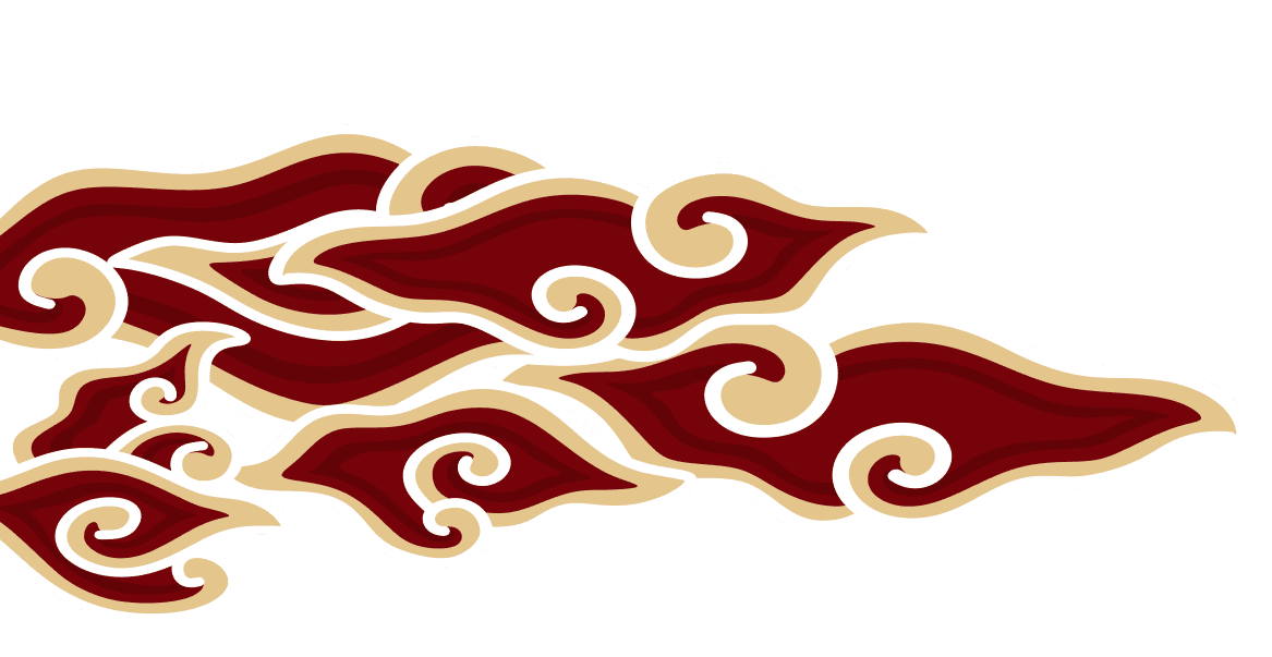 Left batik ornament